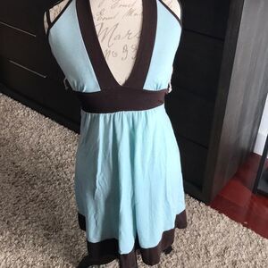 Cute two tone tied dress
